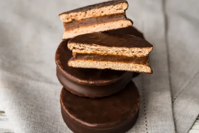 Uno de los productos prohibidos fue Alfajor proteico - Stevia Life