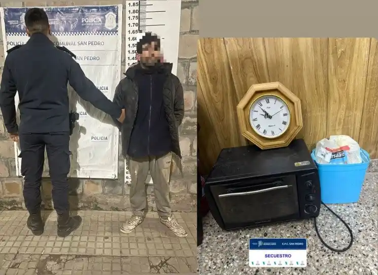 Los elementos fueron secuestrados para determinar su procedencia.