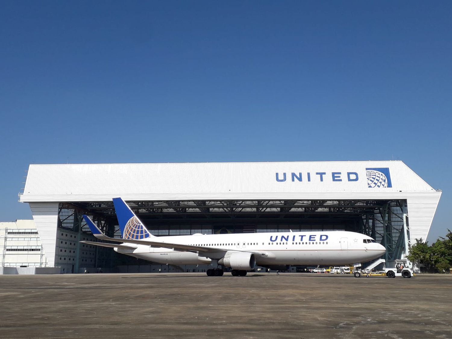 United Airlines empezó a utilizar su hangar de mantenimiento en Río de Janeiro