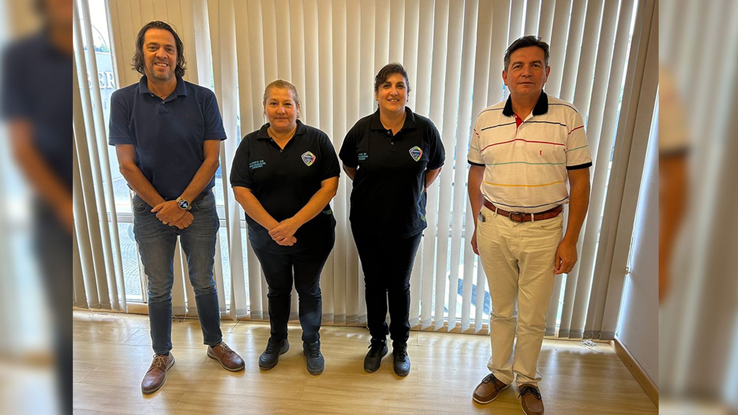 Néstor Perrone, Roxana Lencinas, Alejandra Andraus y el secretario Nelson Carrizo analizaron el funcionamiento de esta primera semana de la nueva fuerza.