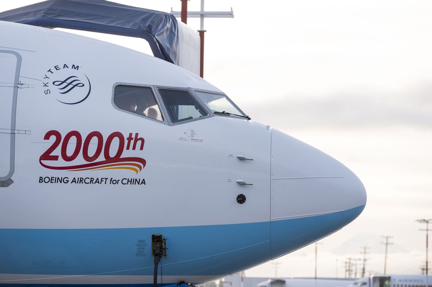 Boeing entregó su aeronave número 2.000 en el mercado chino