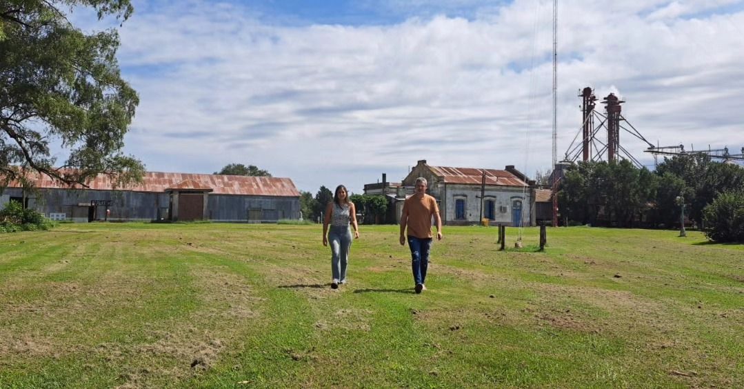 El lugar donde se construirá el playón deportivo.