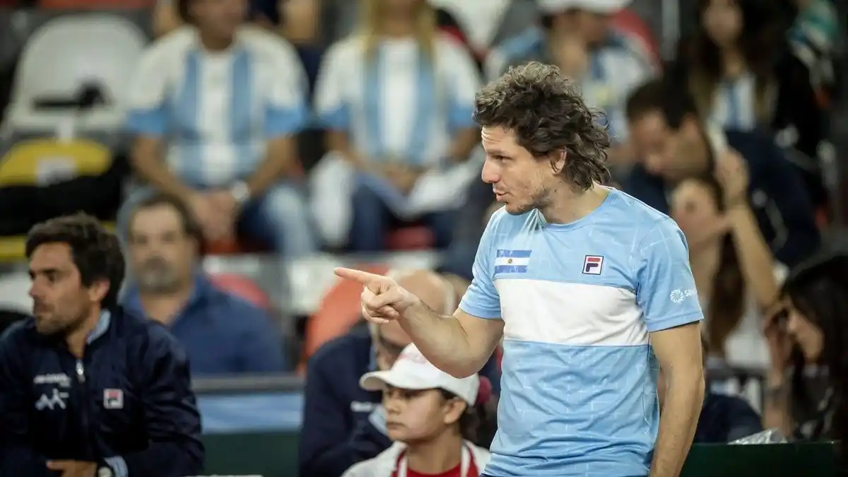 Gaudio, capitán argentino de Copa Davis.