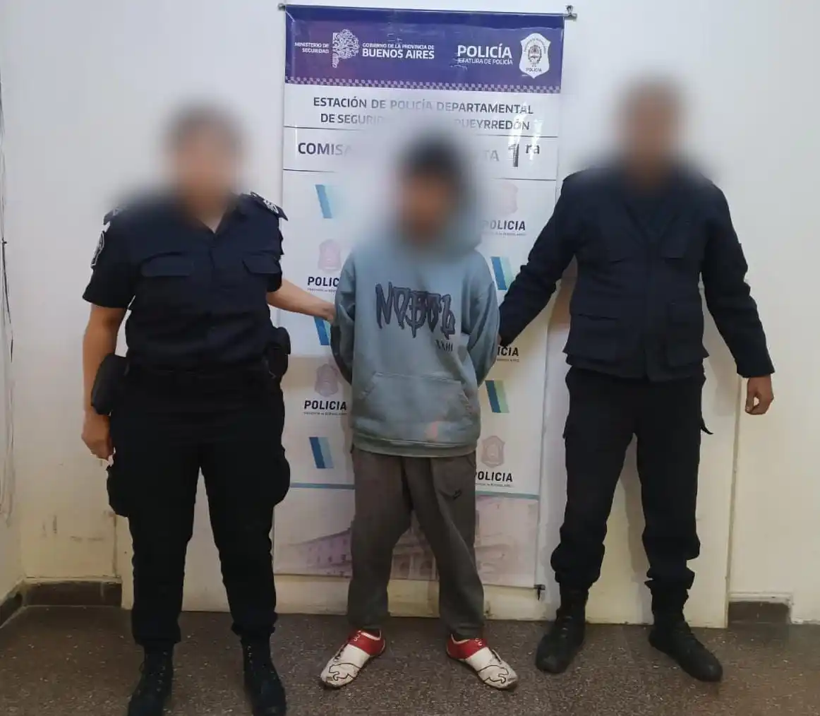 Fue aprehendido gracias a las cámaras del Centro de Operaciones y Monitoreo (COM).