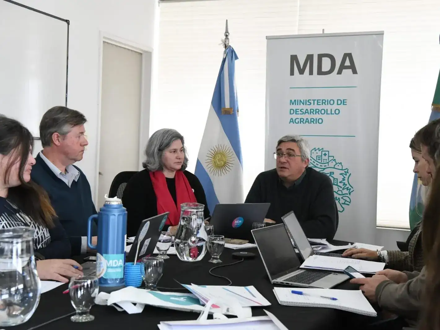 El ministro Javier Rodríguez reunió a la Mesa Lechera Provincial.