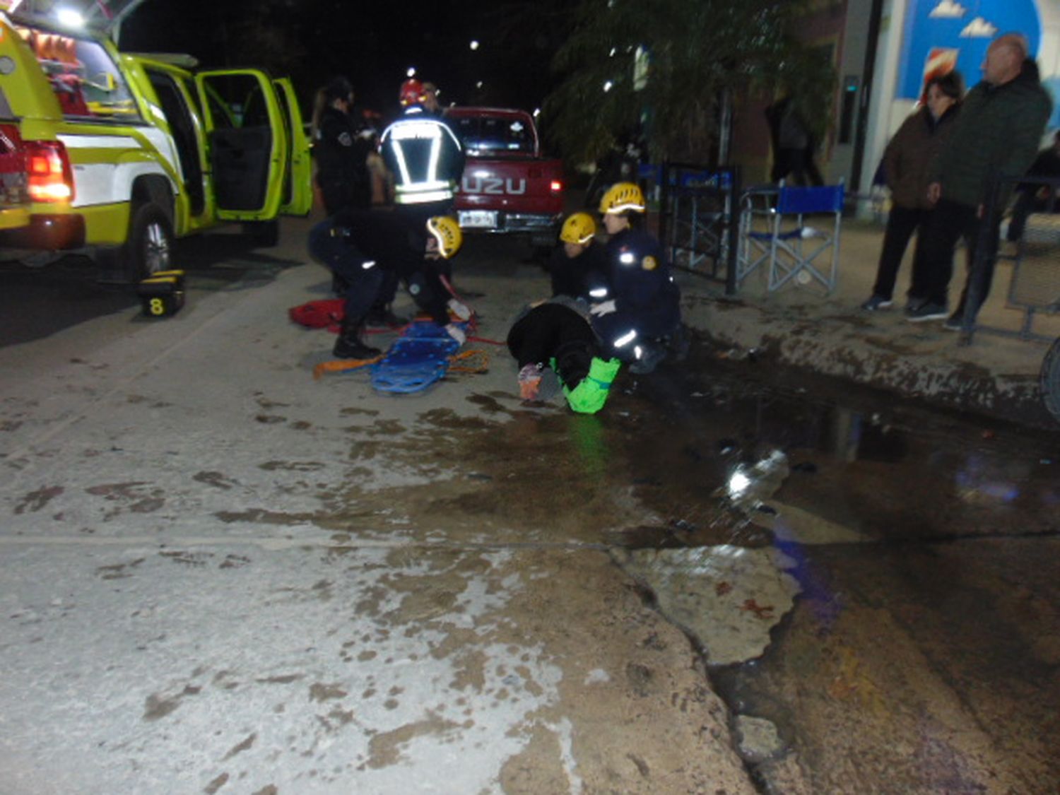 Motociclista hospitalizada tras accidente de tránsito