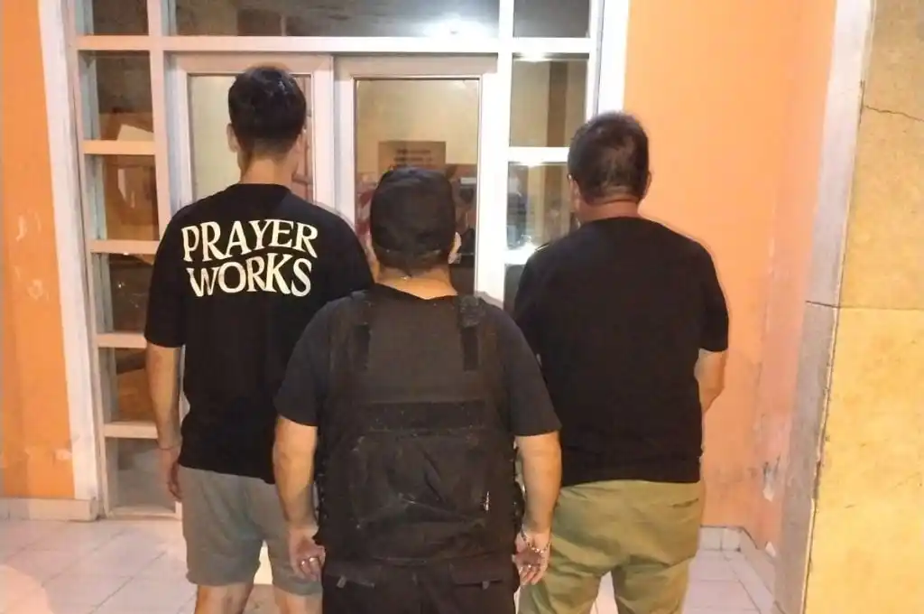 Dos de las personas implicadas en la pelea.