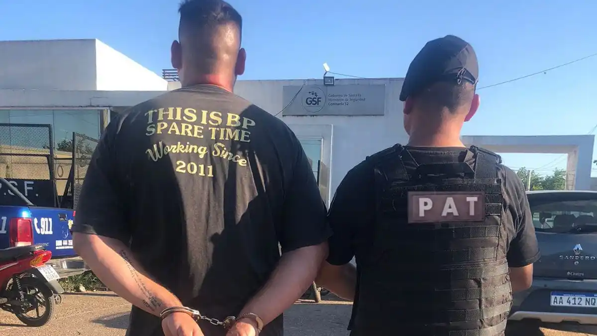 Detenido en zona oeste.