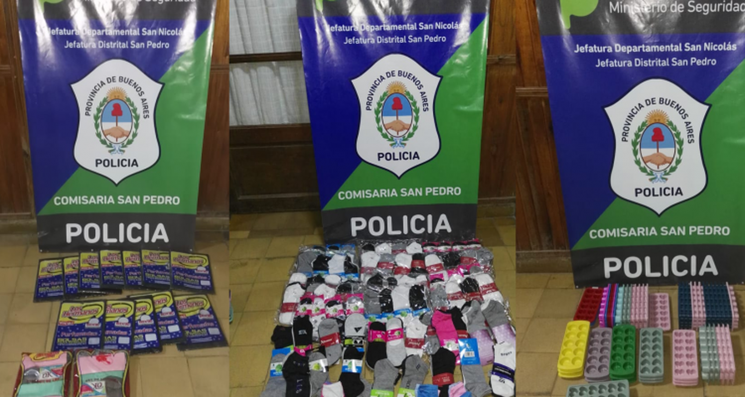 Robó mercadería a su compañero de venta ambulante y terminó aprehendido