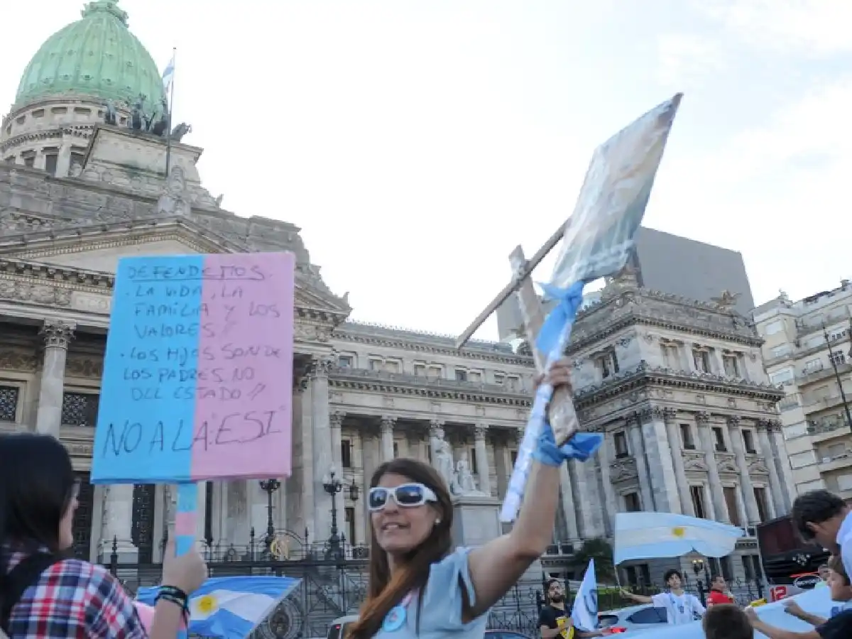 Investigan conductas antisemitas de manifestantes contra la ley de Educación Sexual Integral