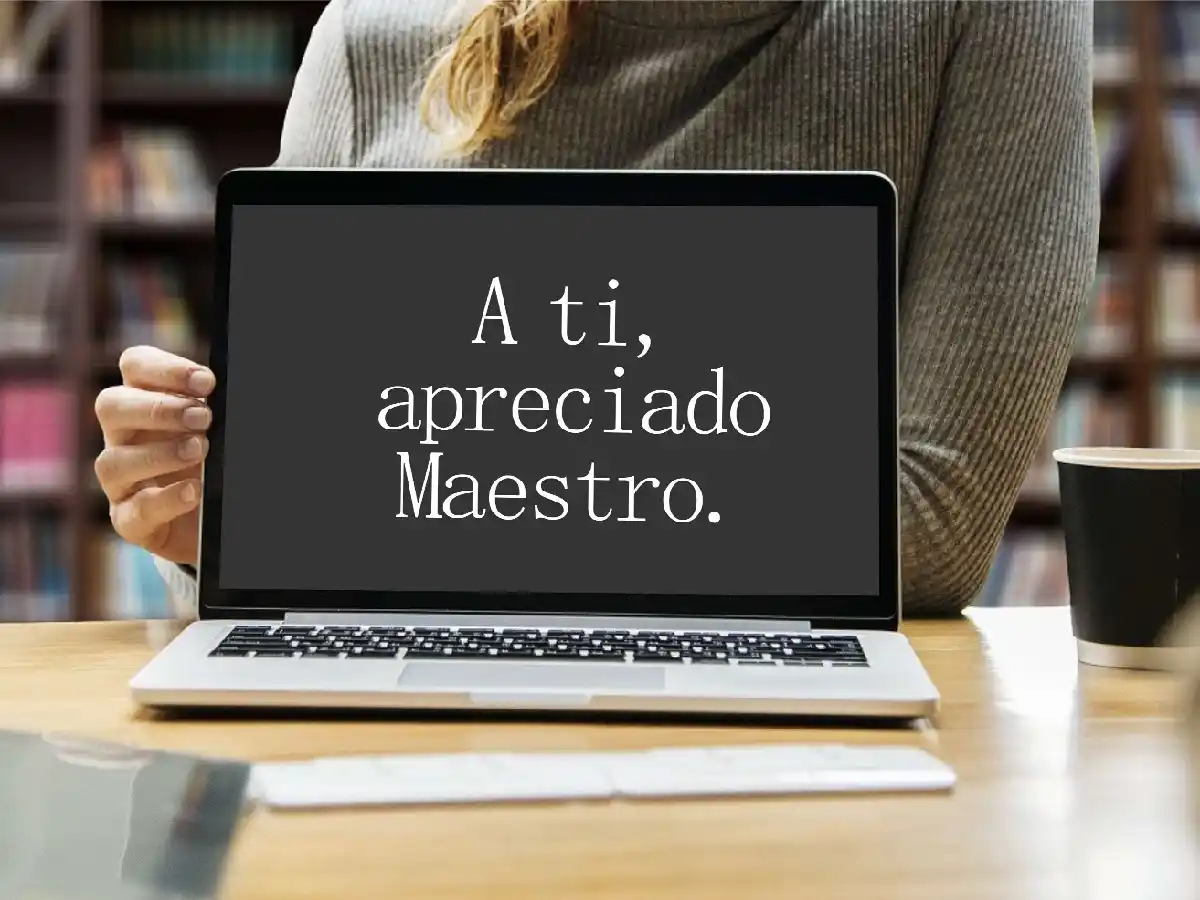El maestro, piedra de salvación
