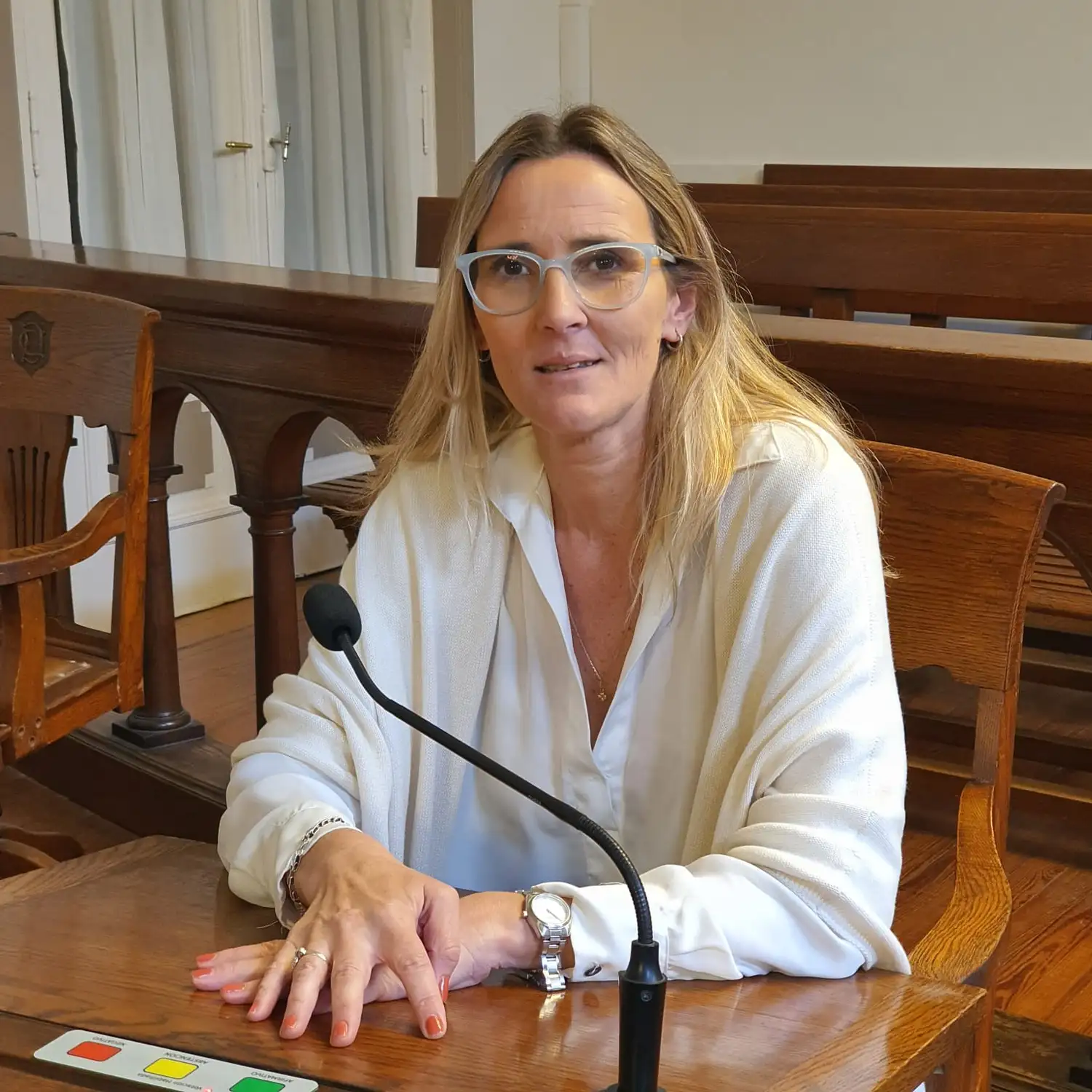 Guillermina Cadona, concejal de Juntos-UCR.