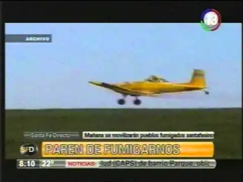 El grupo “Paren de Fumigarnos” se movilizará a Casa de Gobierno