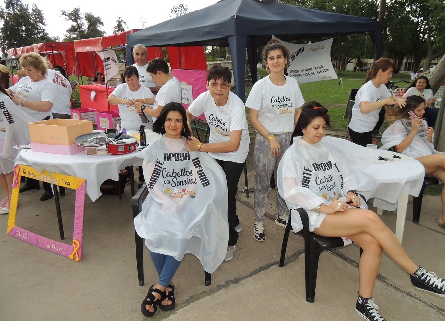 Se realizó la 6° campaña de “Cabellos por sonrisas”