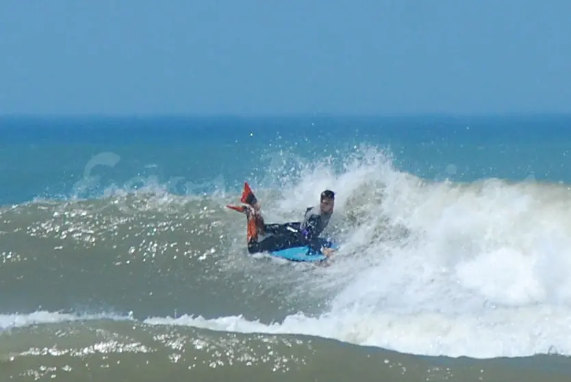 Las olas brindaron el mejor escenario para el bodyboard