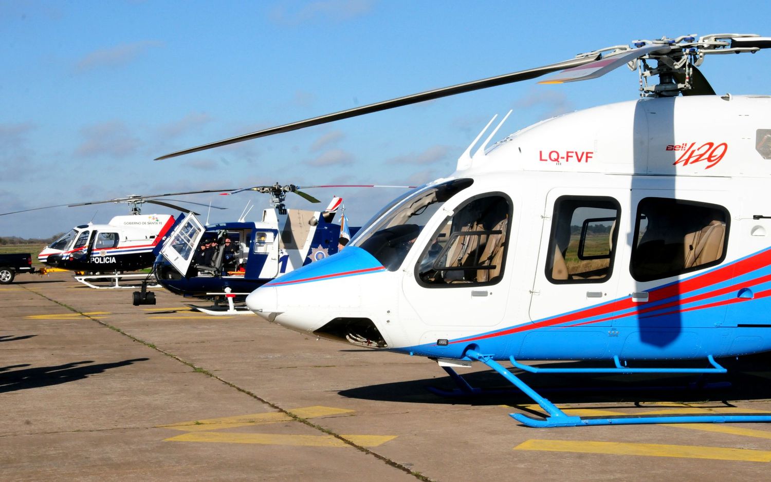 Santa Fe reconfigura su flota de helicópteros