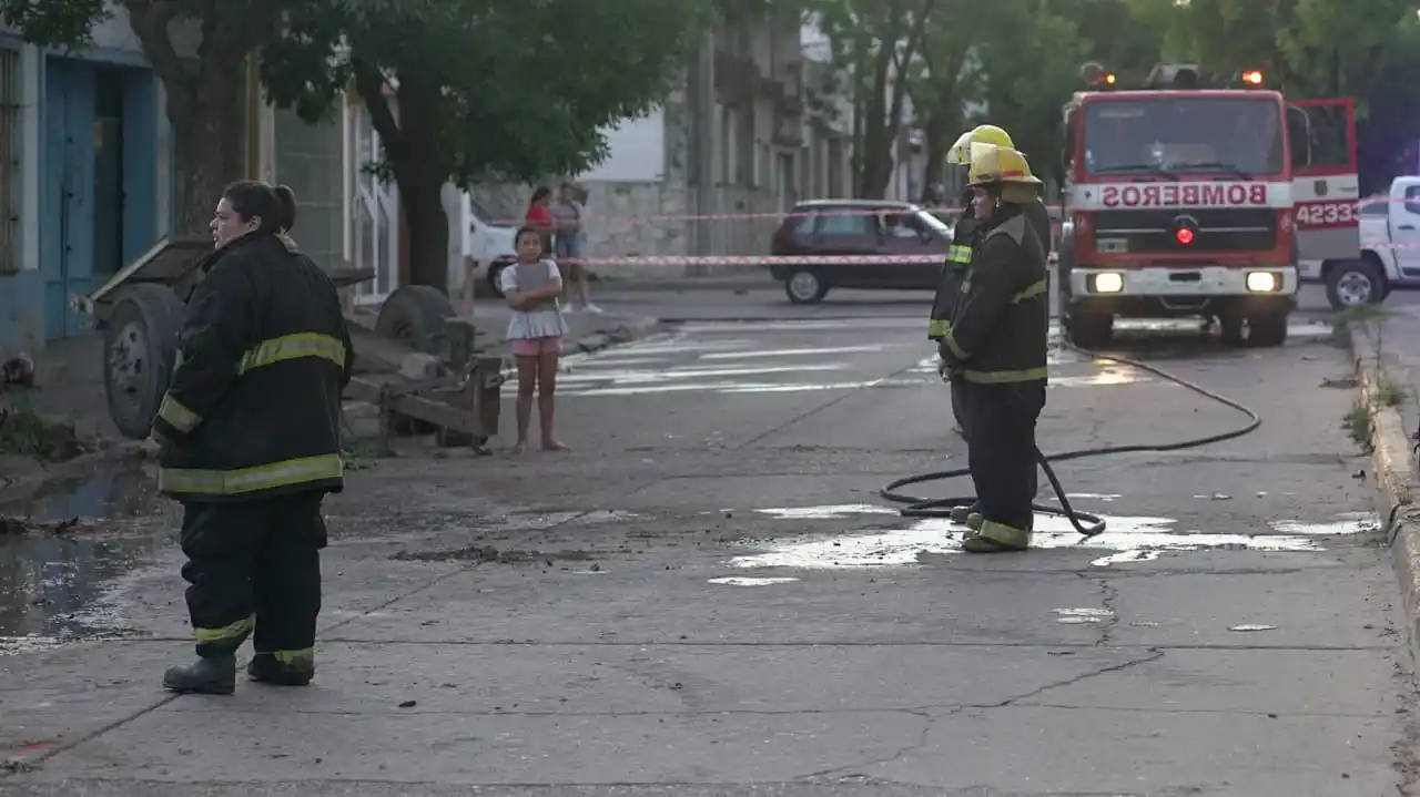 Un escape de gas generó tensión en una obra en construcción 