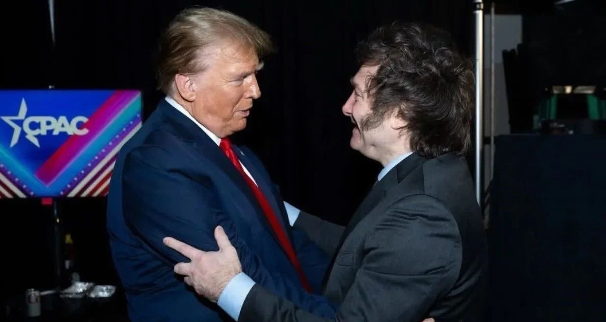 Trump aseguró que pensaba que Milei es un "gran líder".
