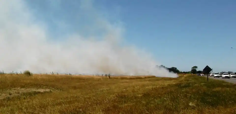 Otro incendio en la Ruta 226 genera complicaciones
