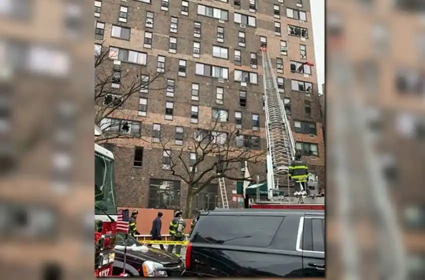 Estados Unidos: 19 muertos en el incendio de un edificio en Nueva York