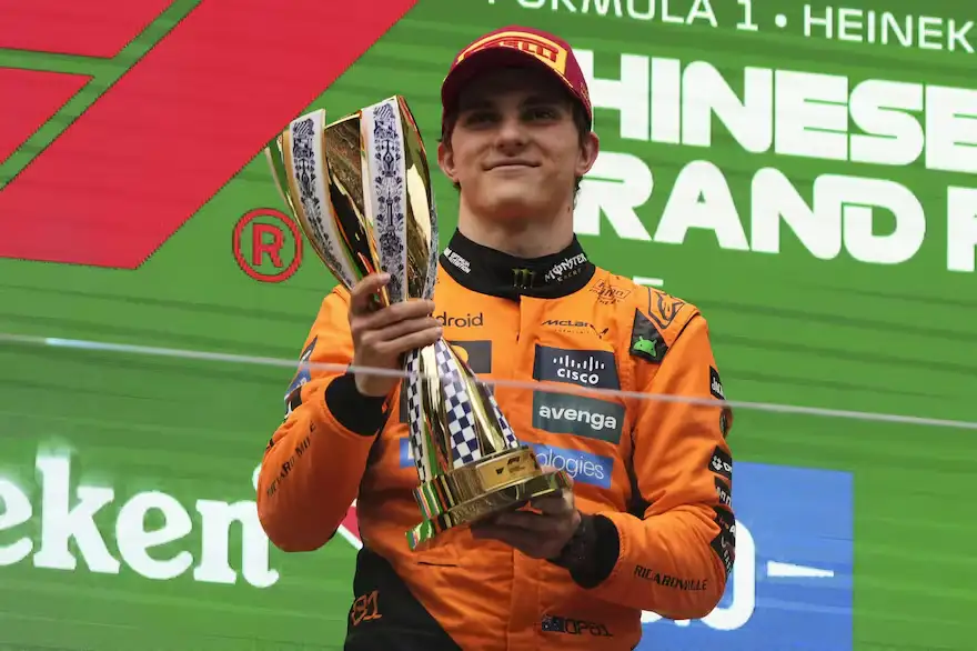 Oscar Piastri dominó de punta a punta el GP de China de la Fórmula 1