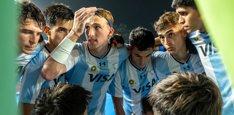 Los Leoncitos se miden a las 9 con Países Bajos .Foto:@ArgFieldHockey