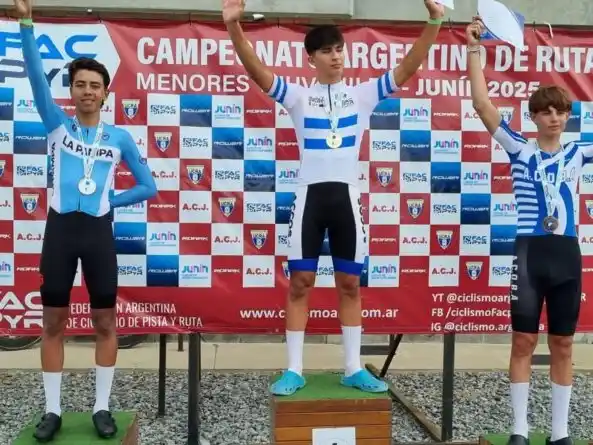 Fede Dalmasso, campeón de la Crono   Foto: FACPyR