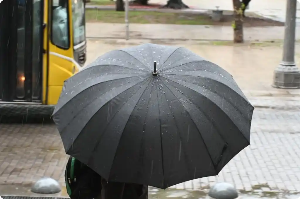 Lluvia en Santa Fe