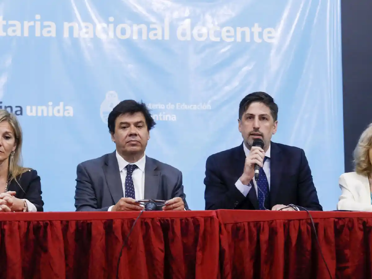 Trotta: "Vamos a llegar a un acuerdo en la paritaria nacional docente"