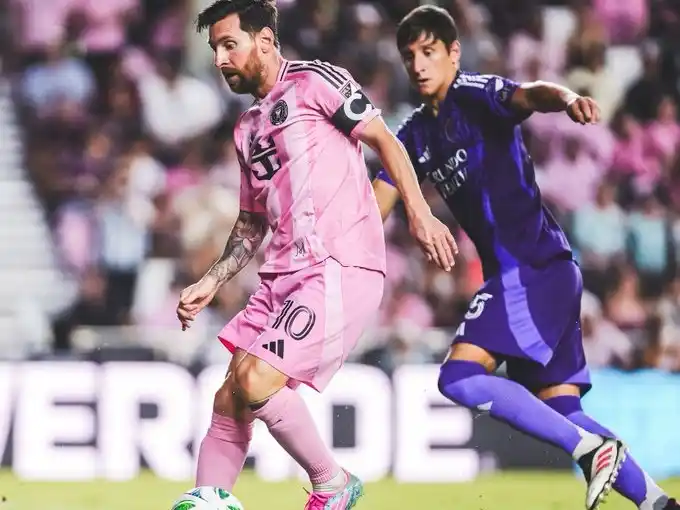 Messi jugó los 90m en la caída 3 a 0  de Las Garzas en el "clásico del Sol".Foto:@InterMiamiCF