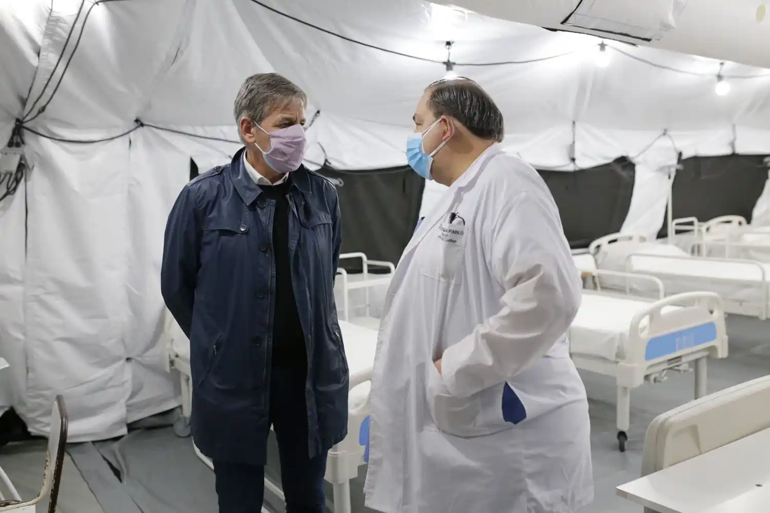 Covid-19: Jatón y Poletti coincidieron en la necesidad de extremar las precauciones