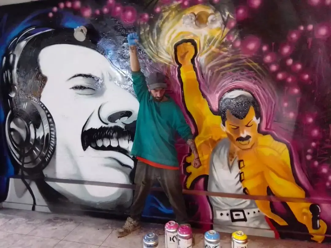 Un apasionado por la música y el graffiti