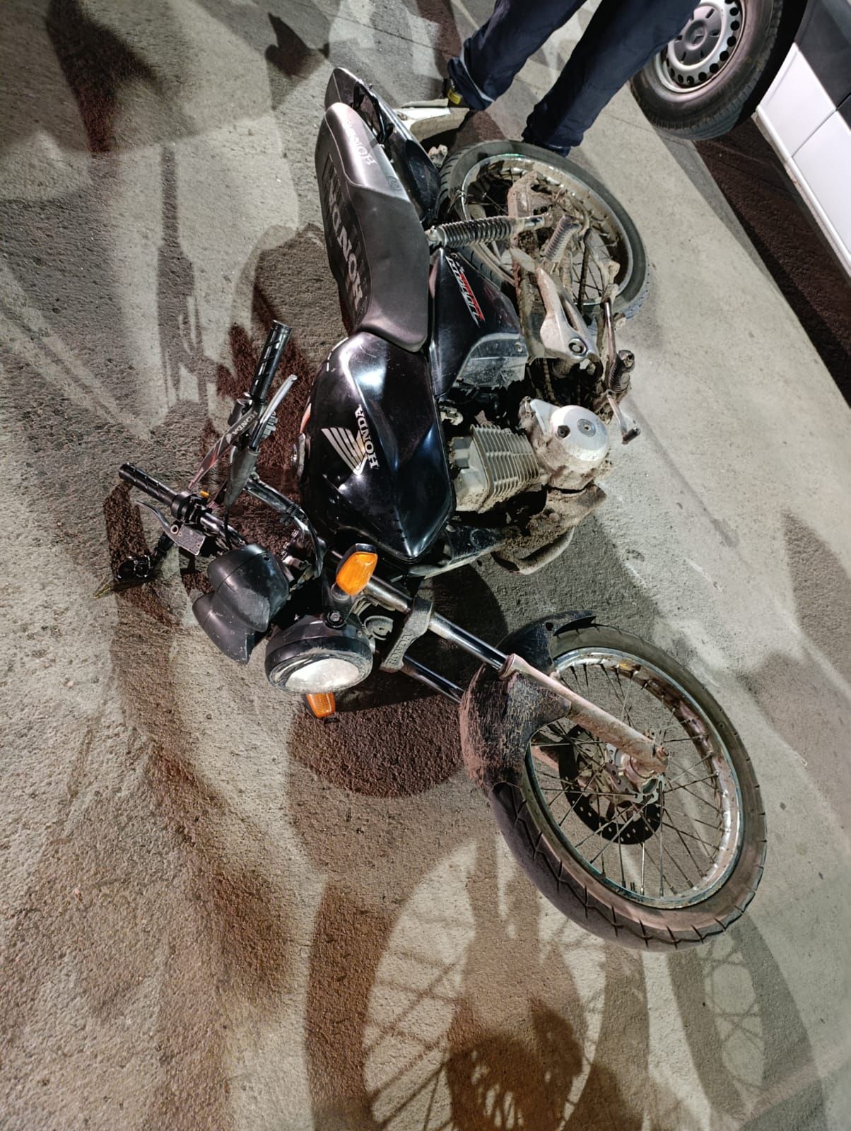 moto accidente