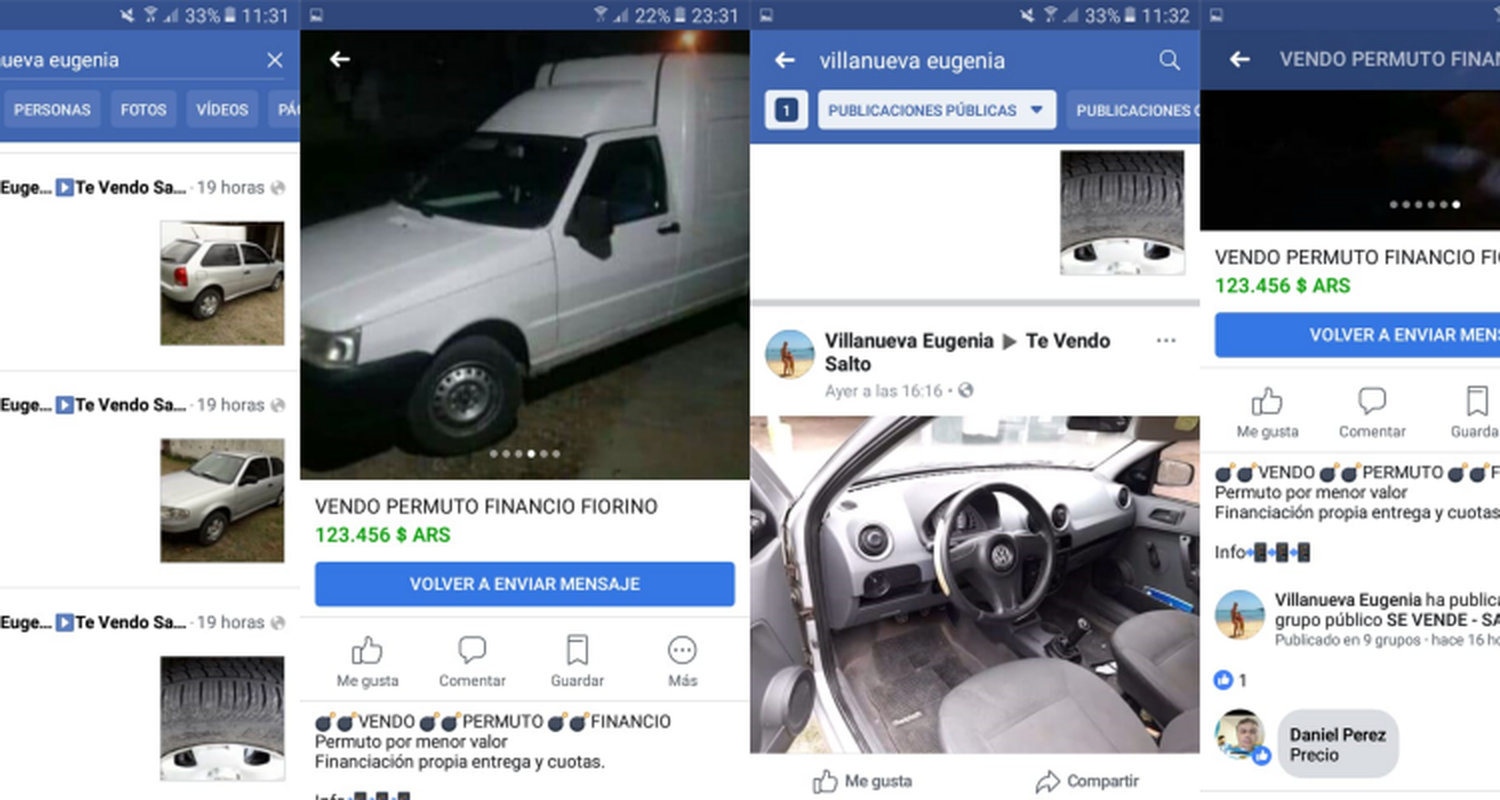 Advierten sobre estafas con autos en venta en grupos de Facebook