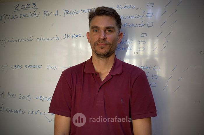 Secretario de Infraestructura, Servicios y Ambiente, Nicolás Asensio
