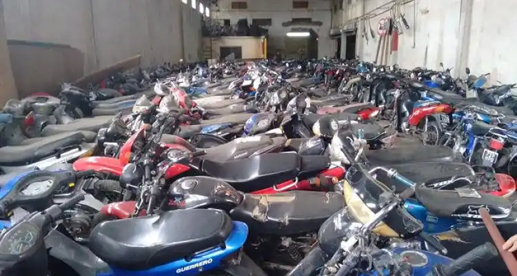 Compactación de motos: Publicaron el listado en el Boletín Oficial