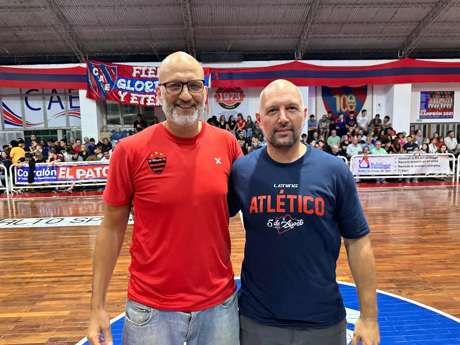 Andy Rodríguez y Carlos López Jordán