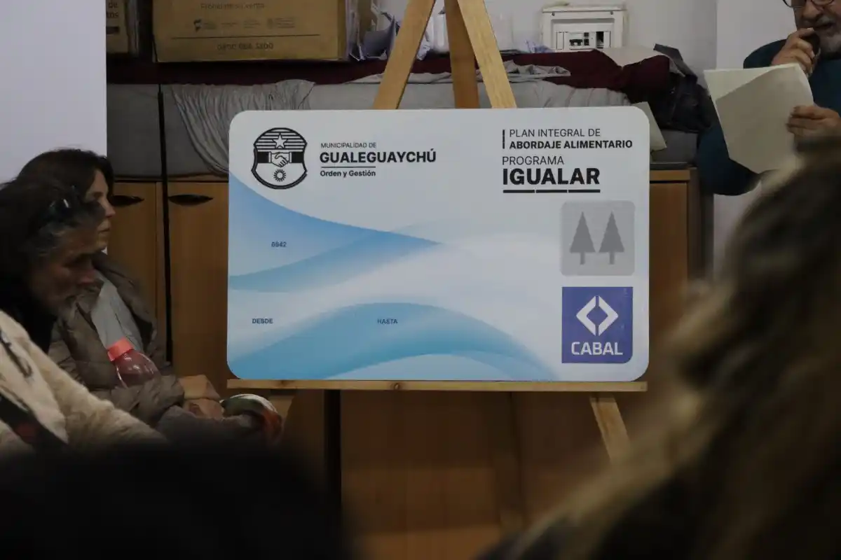 Brindarán una capacitación a beneficiarios de la Tarjeta Igualar en el Salón Nazareth