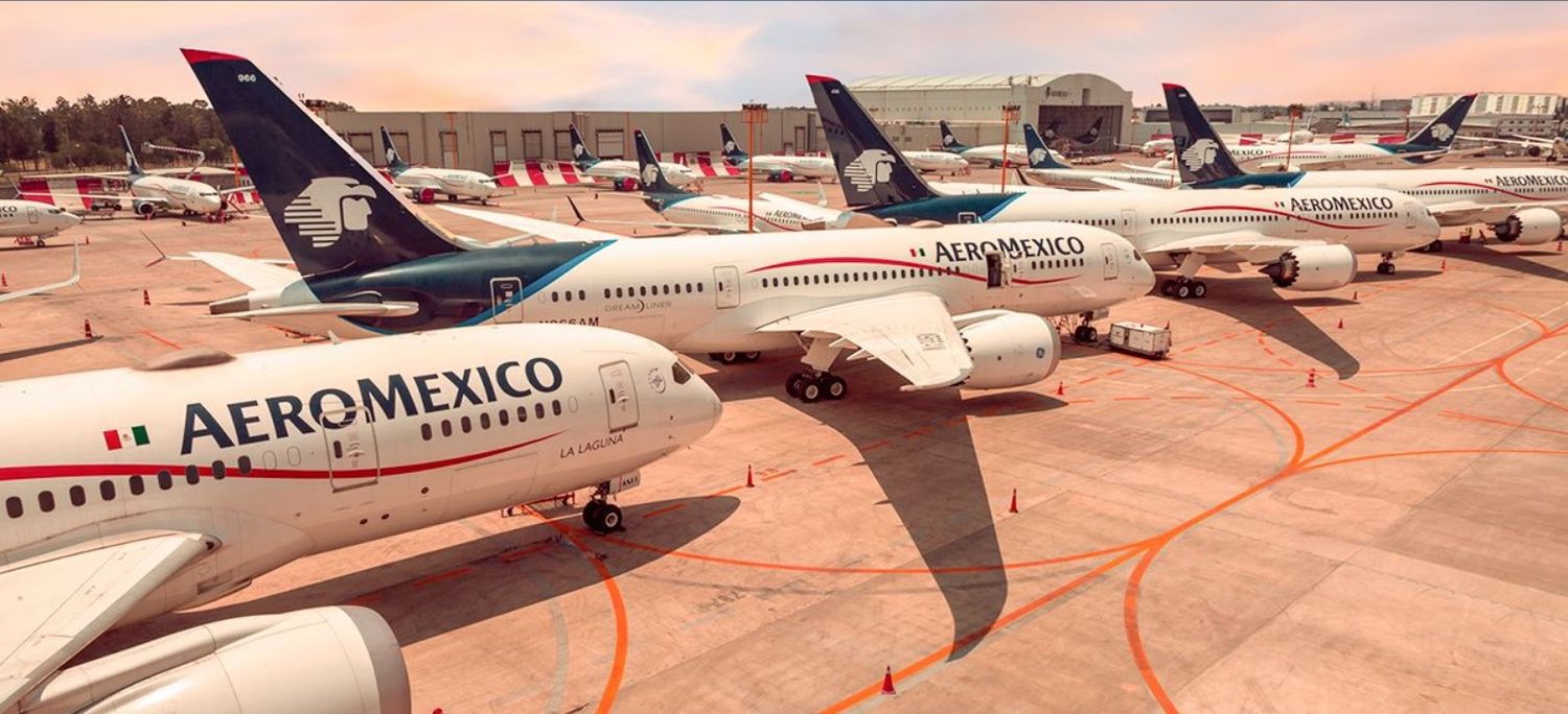 Luz al final del túnel: Aeroméxico recibió los primeros USD 100 millones de cara a su reestructuración