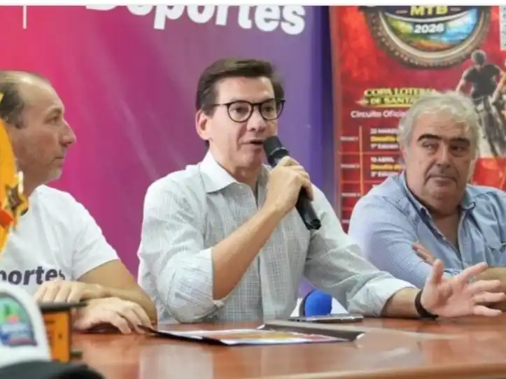 Se lanzó la Copa Lotería de MTB.Foto: Gob..provincia de Sta.Fe