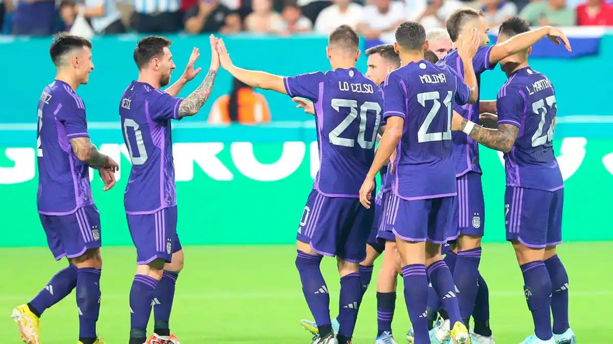 La Selección Argentina cierra su gira por Estados Unidos frente a Jamaica