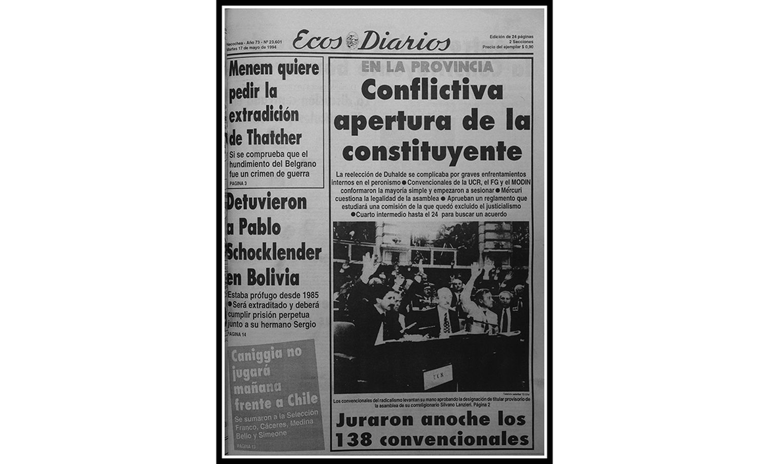 Martes 17 de mayo de 1994