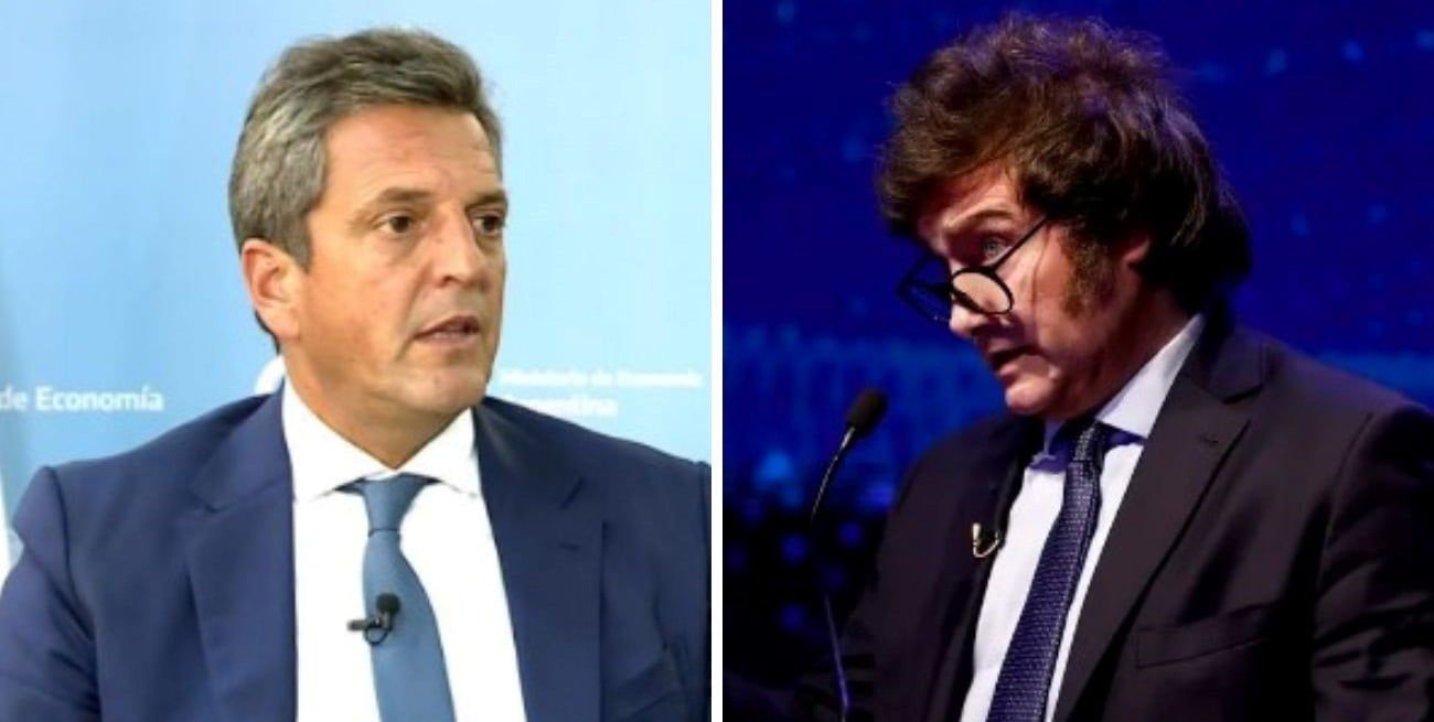 Tendencia: según los datos preliminares del escrutinio, Sergio Massa y Javier Milei se volverán a ver las caras en segunda vuelta.