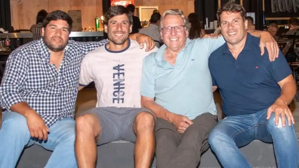 De izq. a der.: Juan Manuel, Juan Ignacio, Daniel y Nicolás Vismara.