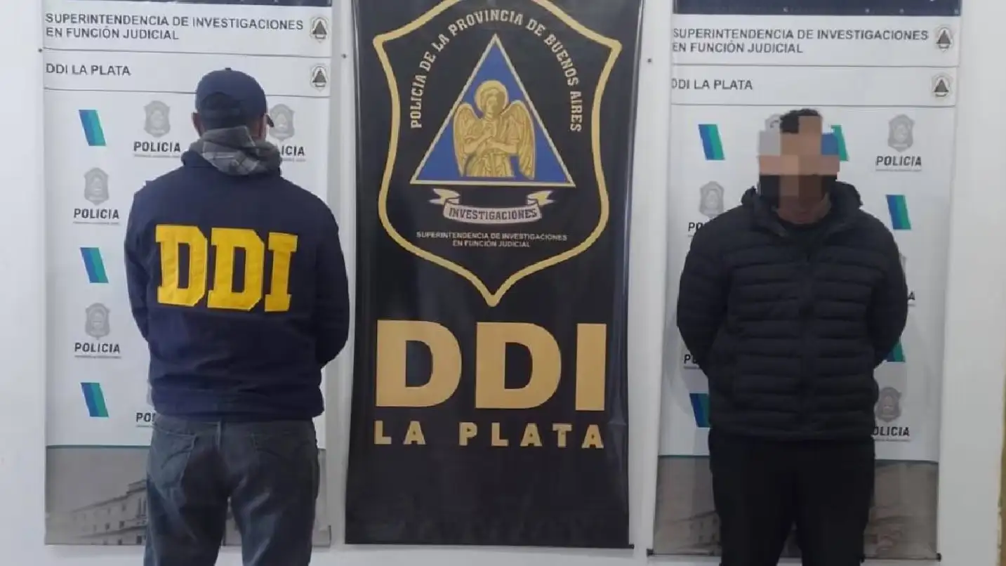 El sospechoso fue detenido este miércoles. (Foto: Policía Bonaerense)