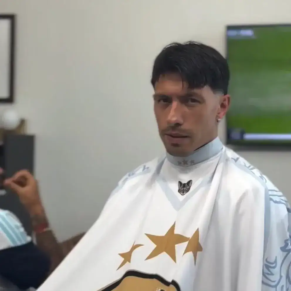 El nuevo look de Lisandro Martínez en la previa del duelo de Argentina con Inglaterra