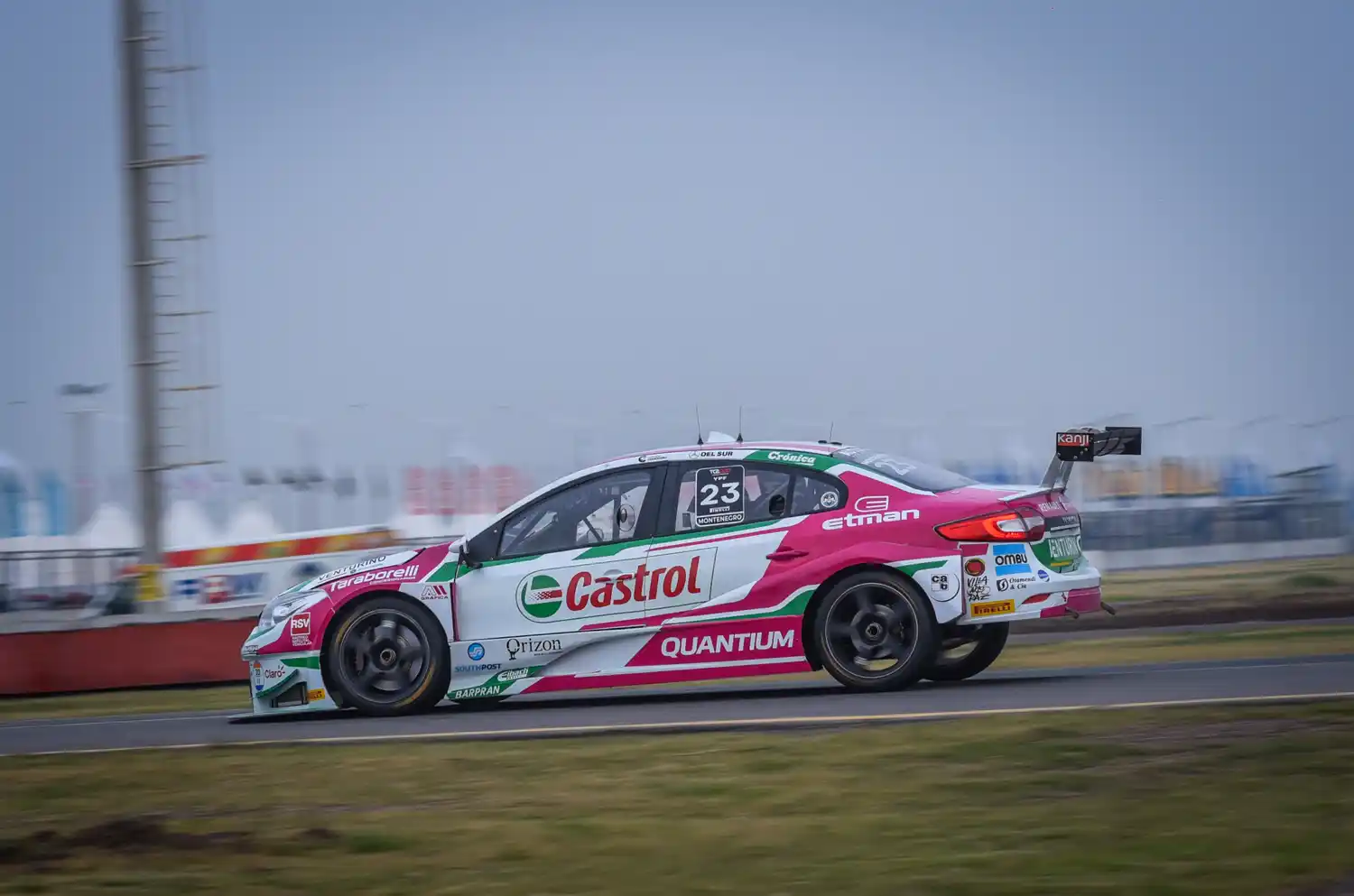 Montenegro fue el más veloz en San Nicolás. (Foto de la web de TC 2000).