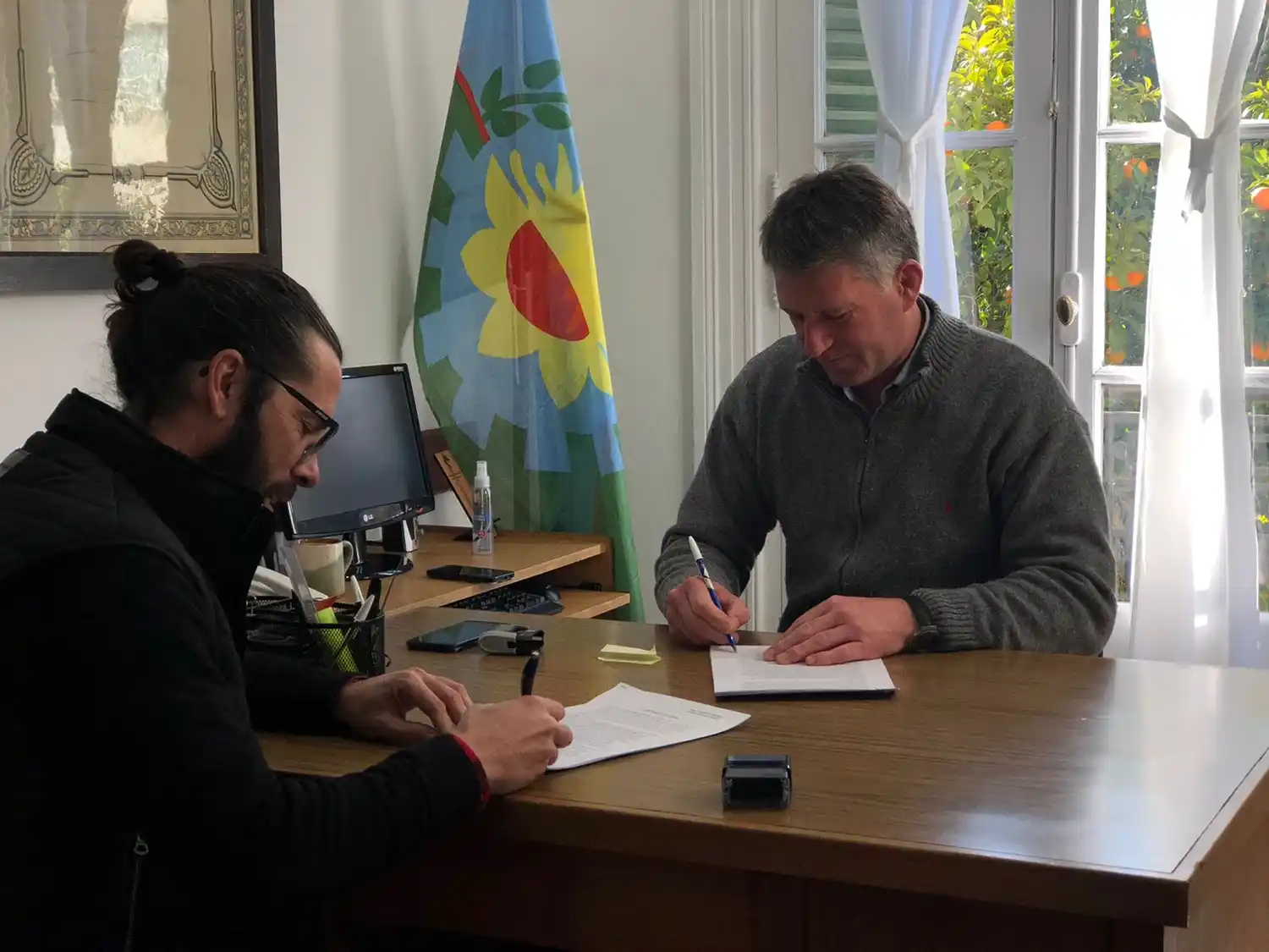 Se firmó el contrato para retomar los trabajos de construcción en el edificio de la Escuela Técnica  Nº 3