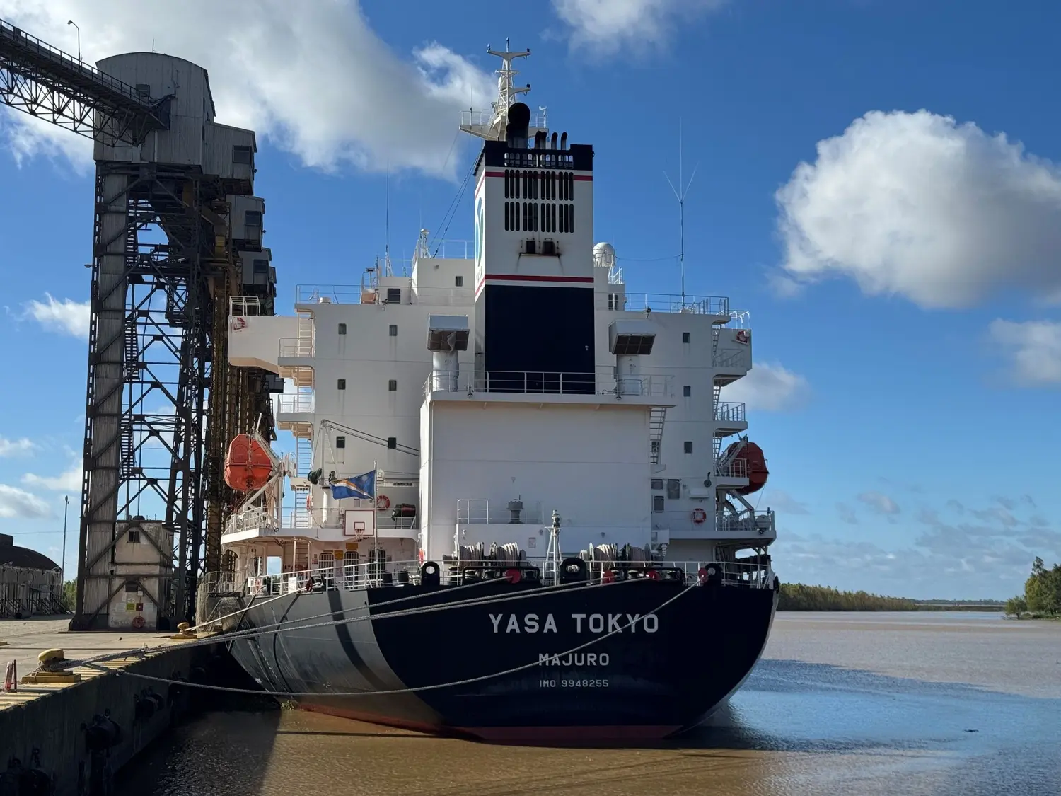 Si no se procede a la descarga el Yasa Tokyo seguirá amarrado al muelle con su carga. Tiene un costo de entre 25 y 30 mil dólares diarios. "Hay que dragar sí o sí", dijo Casini.