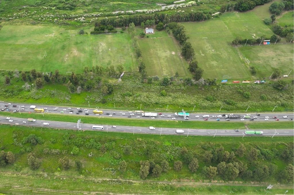 Una licitación futura permitirá la construcción de un tercer carril entre Santa Fe y Santo Tomé. Foto: Fernando Nicola